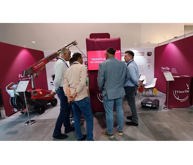 Flextim Industry at Smart Poultry World 2023 in Sofia, Bulgaria.