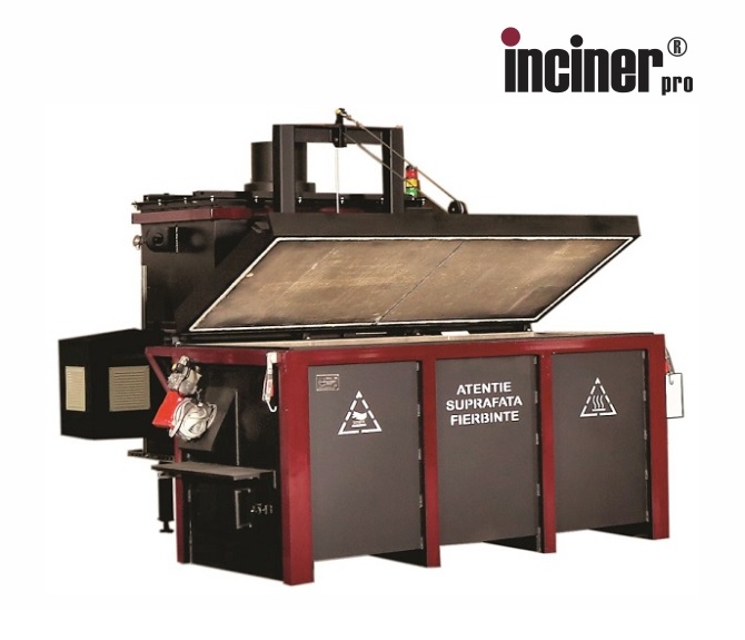 IncinerPro i1000 incinerator for animal waste from slaughterhouses, poultry farms, pigs